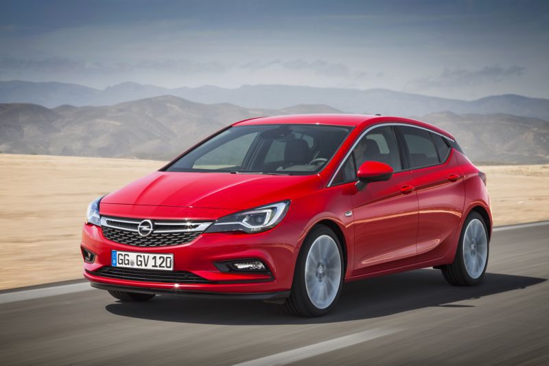 Specifications: Opel Astra K 1.4 (100 Hp) 2015, 2016, 2017, 2018