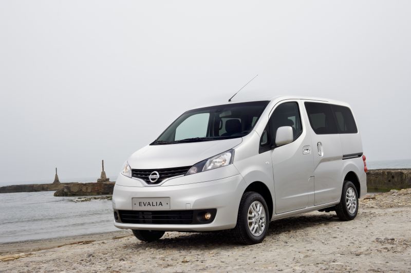 Specifications: Nissan NV200 Evalia 1.6 (110 Hp) 2010, 2011, 2012, 2013, 2014, 2015, 2016, 2017, 2018, 2019
