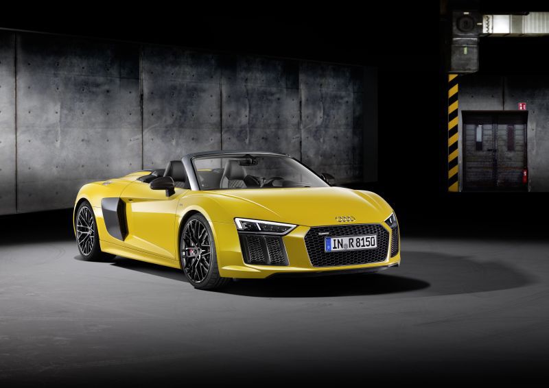 Specifications: Audi R8 II Spyder (4S) 5.2 FSI V10 plus (610 Hp) quattro S tronic 2017, 2018
