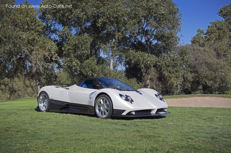 Specifications: Pagani Zonda F 7.3 V12 48V (602 Hp) 2005, 2006, 2007