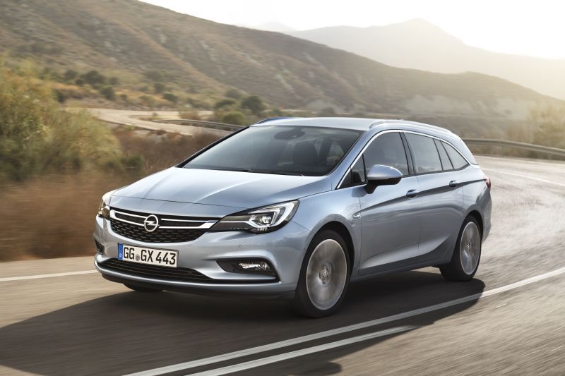 Specifications: Opel Astra K Sports Tourer 1.4 (100 Hp) 2015, 2016, 2017, 2018