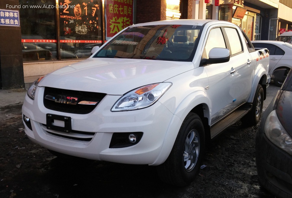 Specifications: Jiangling Yuhu 2.4d (122 Hp) AWD 2016, 2017, 2018, 2019, 2020, 2021, 2022, 2023, 2024, 2025