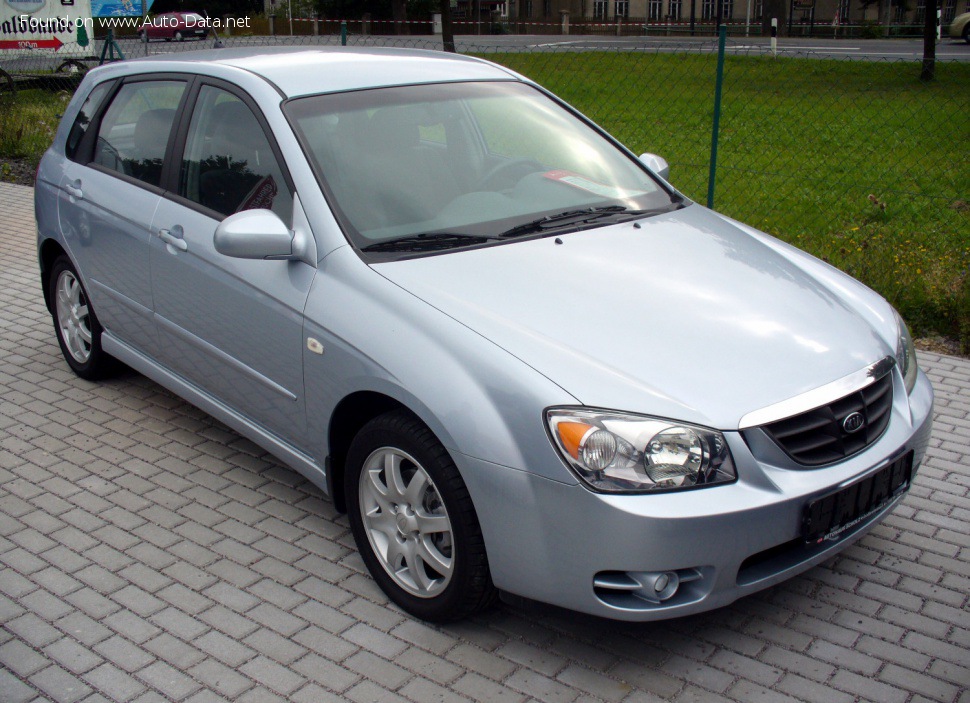 Specifications: Kia Cerato I Hatchback 2.0 (143 Hp) 2004, 2005, 2006