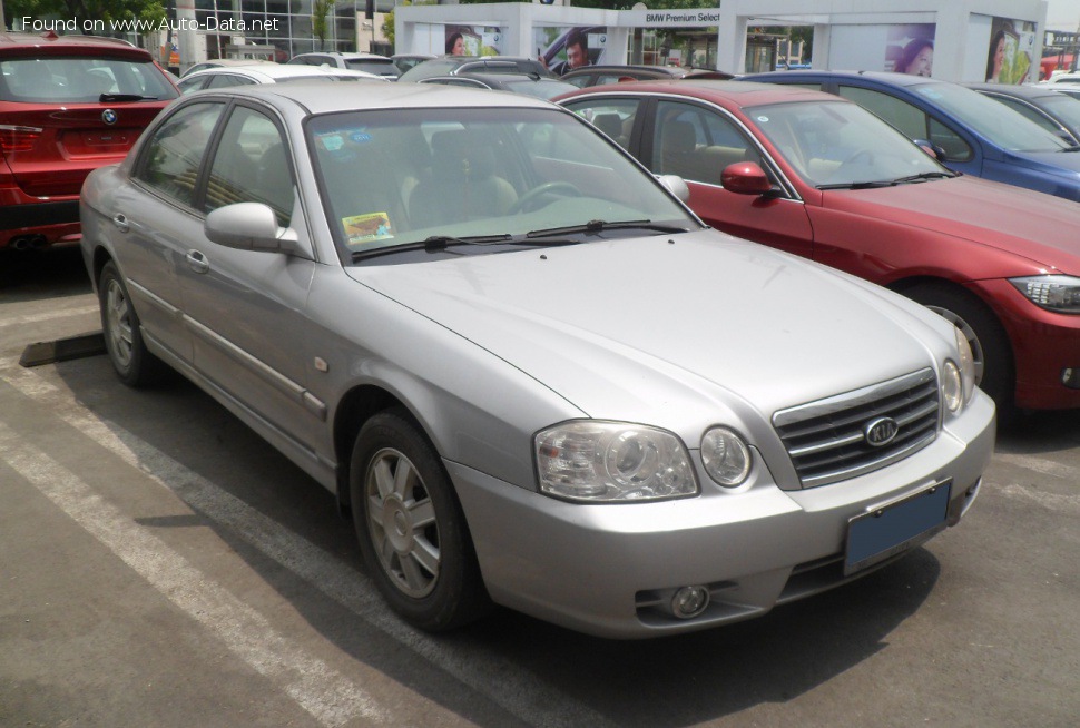 Specifications: Kia Optima I (facelift 2003) LX 2.4 (140 Hp) 2003