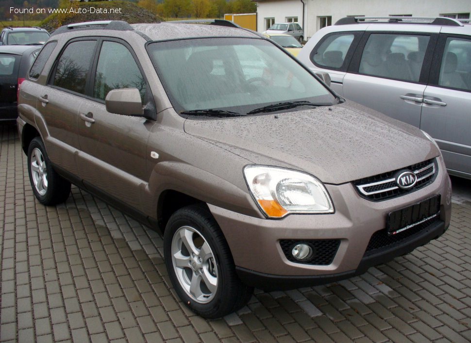 Specifications: Kia Sportage II (facelift, 2008) 2.0 CRDi (150 Hp) 2008, 2009, 2010