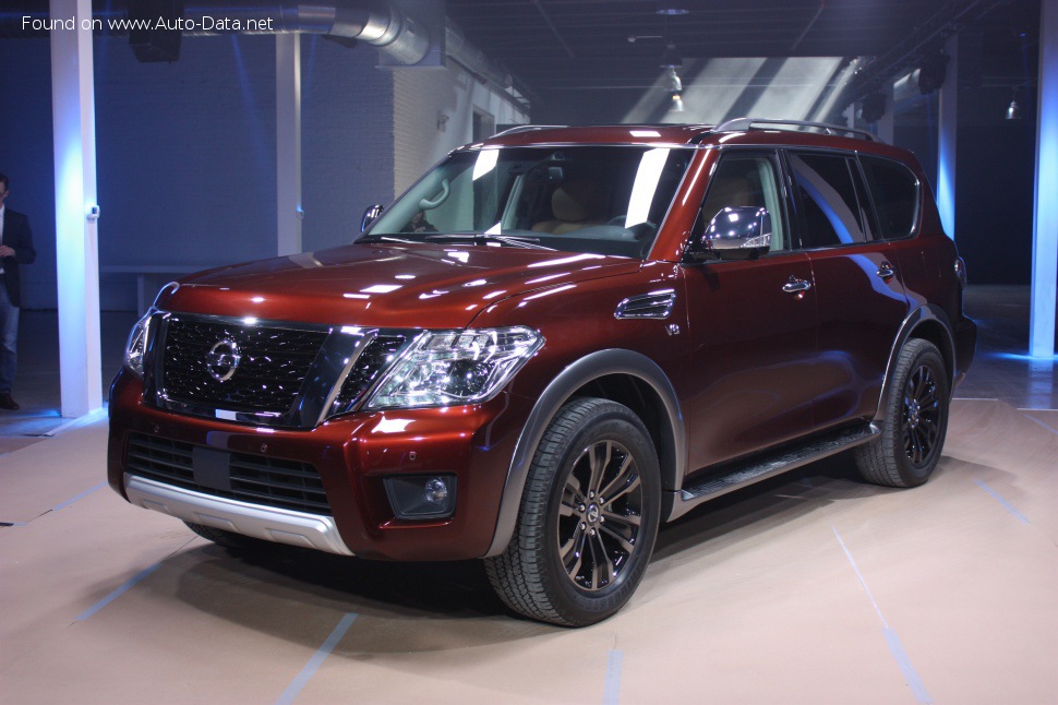 Specifications: Nissan Armada II (Y62) 5.6 V8 (390 Hp) 4×4 Automatic 2016, 2017, 2018, 2019, 2020