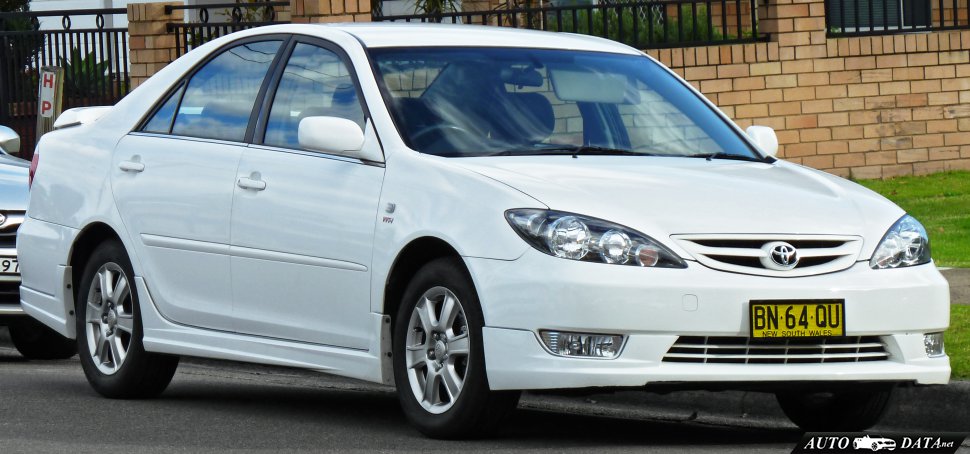 Specifications: Toyota Camry V (XV30, facelift 2005) 2.4 16V (154 Hp) Automatic 2006