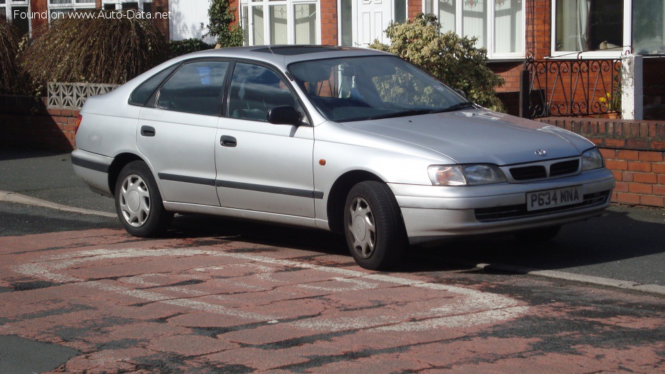 Specifications: Toyota Carina E Hatch (T19) 1.8 i 16V (107 Hp) Automatic 1993, 1994, 1995, 1996, 1997, 1998