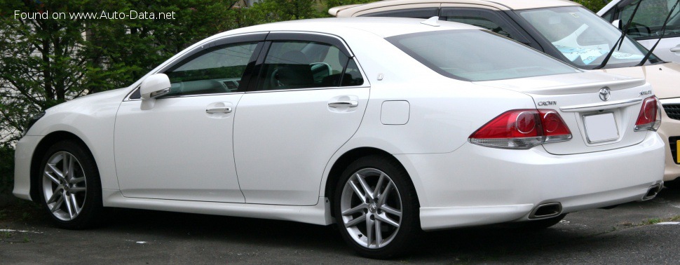Specifications: Toyota Crown XIII Athlete (S200, facelift 2010) 3.5 T V6 24V (360 Hp) Automatic 2010, 2011, 2012