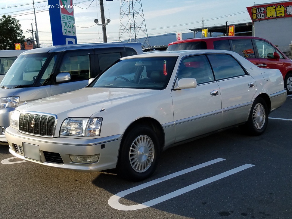 Specifications: Toyota Crown Majesta II (S150, facelift 1997) 4.0 i-Four V8 32V (280 Hp) 4×4 Automatic 1997, 1998, 1999