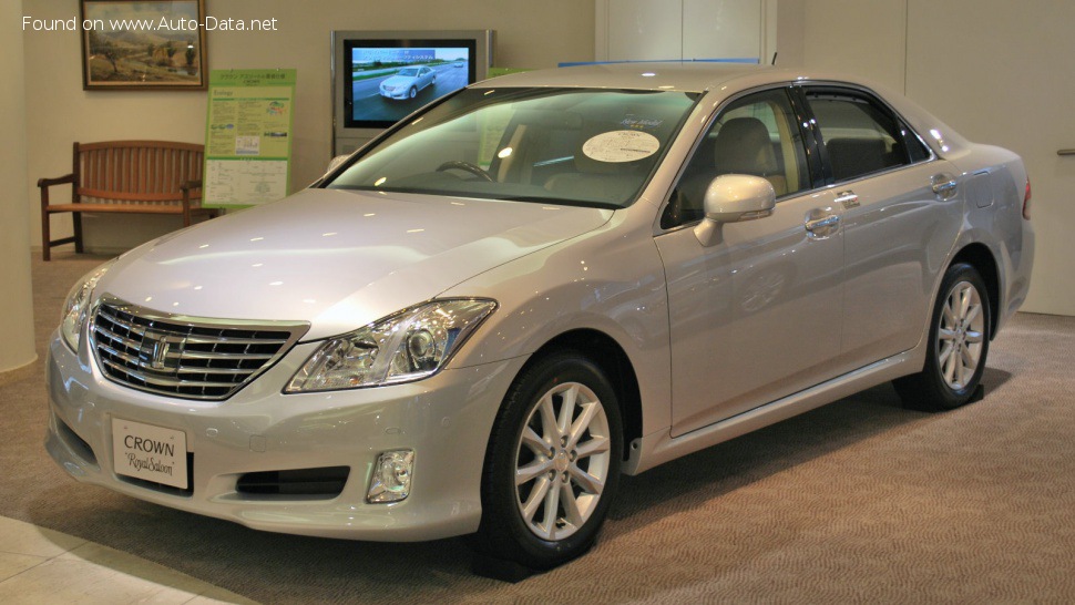 Specifications: Toyota Crown XIII Royal (S200) 3.0 V6 24V (256 Hp) Automatic 2008, 2009, 2010