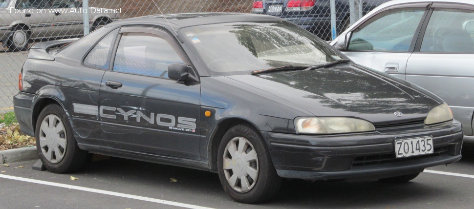 Specifications: Toyota Cynos (L44) 1.5i 16V (105 Hp) 1991, 1992, 1993, 1994, 1995
