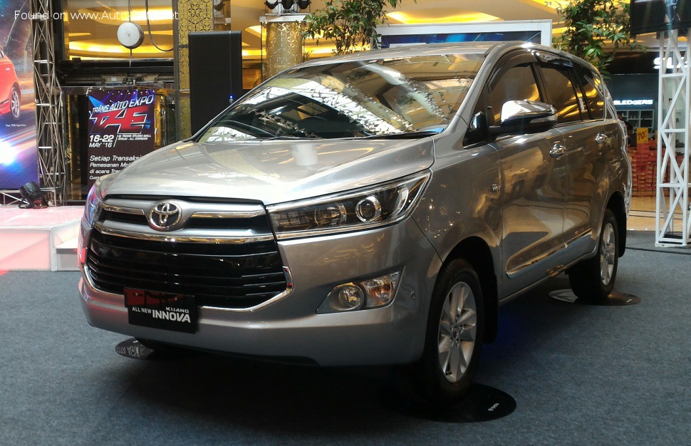 Specifications: Toyota Kijang Innova II 2.7i (166 Hp) 2015, 2016, 2017, 2018, 2019, 2020