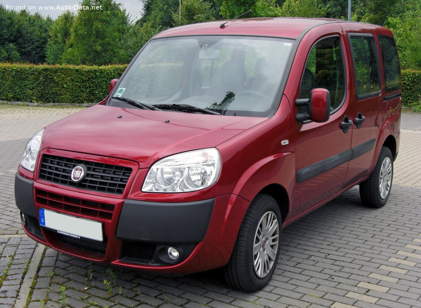 Specifications: Fiat Doblo I (223, facelift 2005) 1.9 Multijet (120 Hp) 2005, 2006, 2007, 2008, 2009, 2010