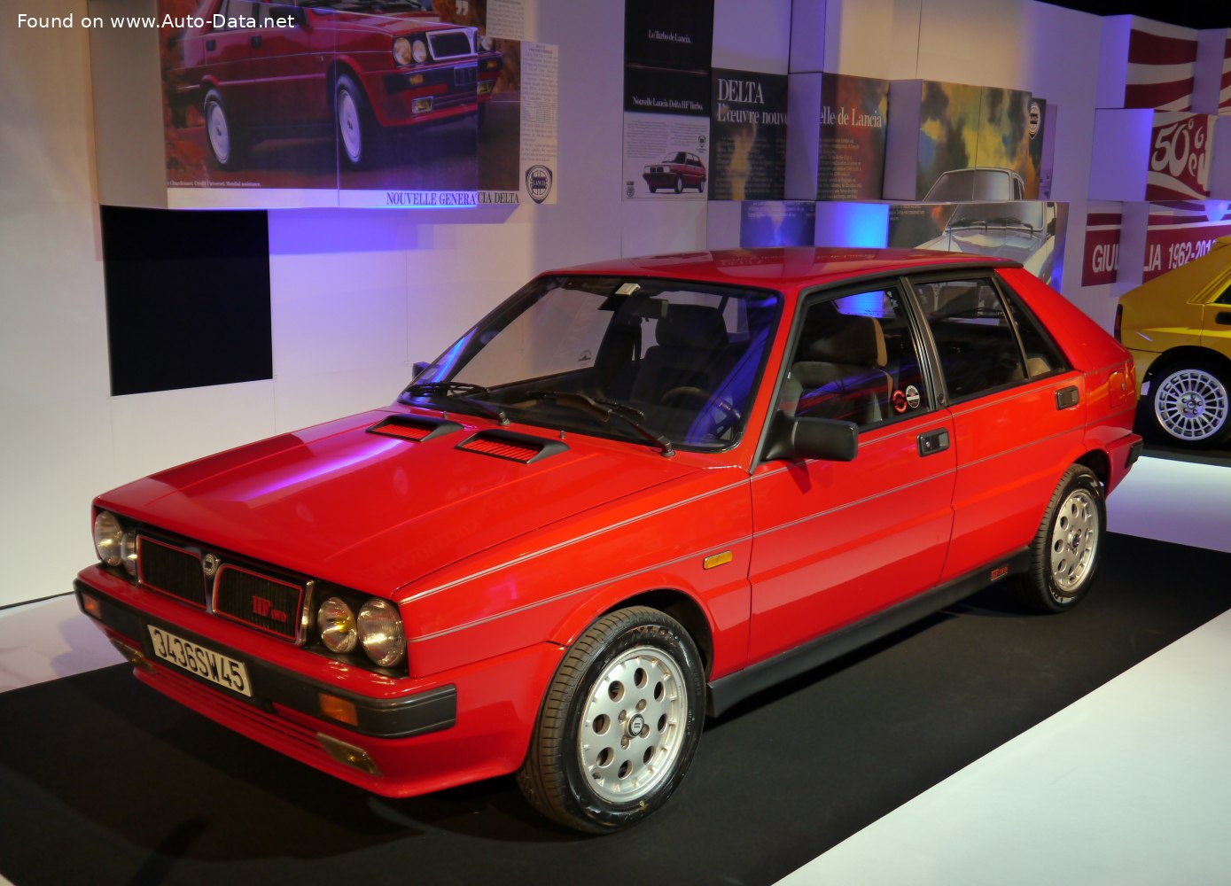 Specifications: Lancia Delta I (831, facelift 1986) HF 4WD 2.0 (165 Hp) 1986, 1987, 1988