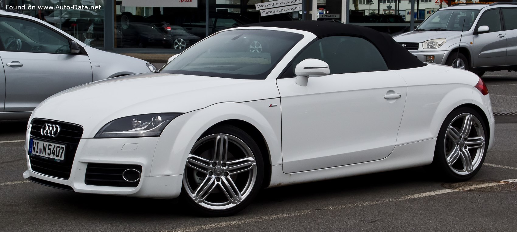 Specifications: Audi TT Roadster (8J, facelift 2010) 2.0 TFSI (211 Hp) S tronic 2010, 2011, 2012, 2013, 2014