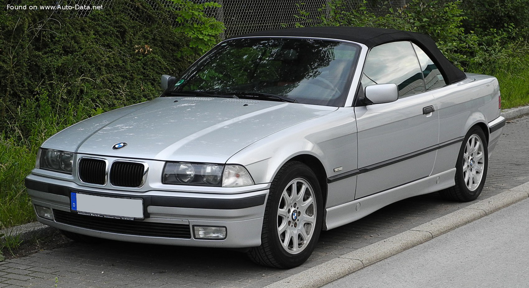 Specifications: BMW 3 Series Convertible (E36) 318i (115 Hp) Automatic 1994, 1995, 1996, 1997, 1998, 1999