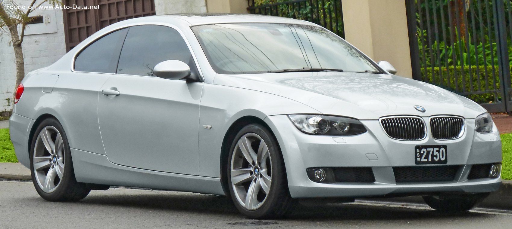 Specifications: BMW 3 Series Coupe (E92) 335d (286 Hp) Steptronic 2006, 2007, 2008, 2009, 2010