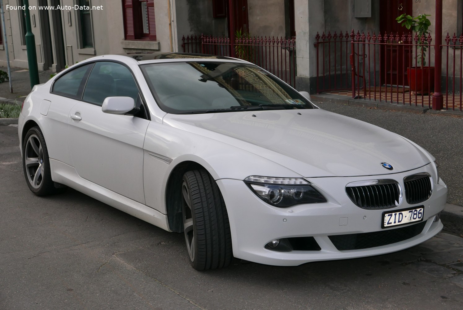 Specifications: BMW 6 Series (E63, facelift 2007) 650i (367 Hp) Steptronic 2007, 2008, 2009, 2010
