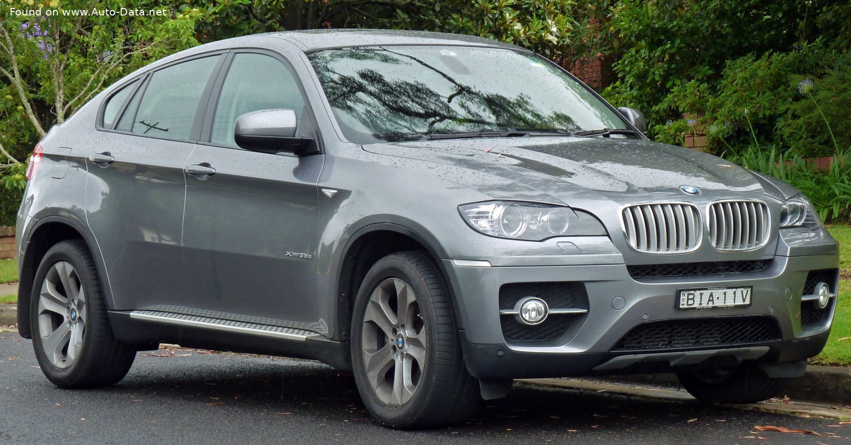 Specifications: BMW X6 (E71) 50i (407 Hp) xDrive Steptronic 2008, 2009, 2010