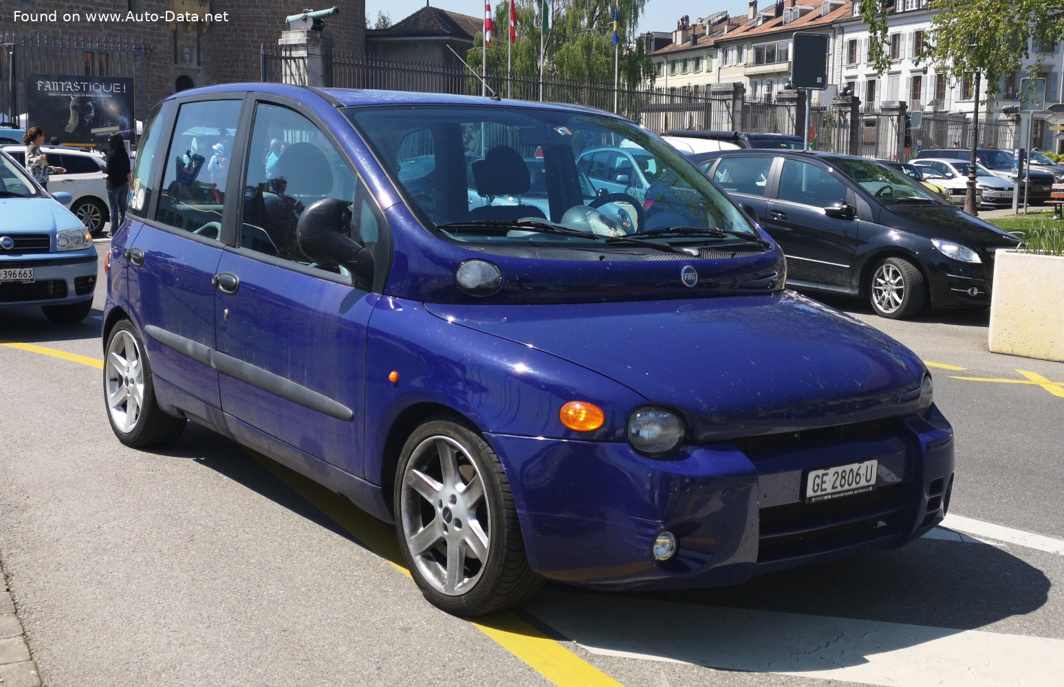 Specifications: Fiat Multipla (186) 1.9 JTD 110 (110 Hp) 2000, 2001, 2002