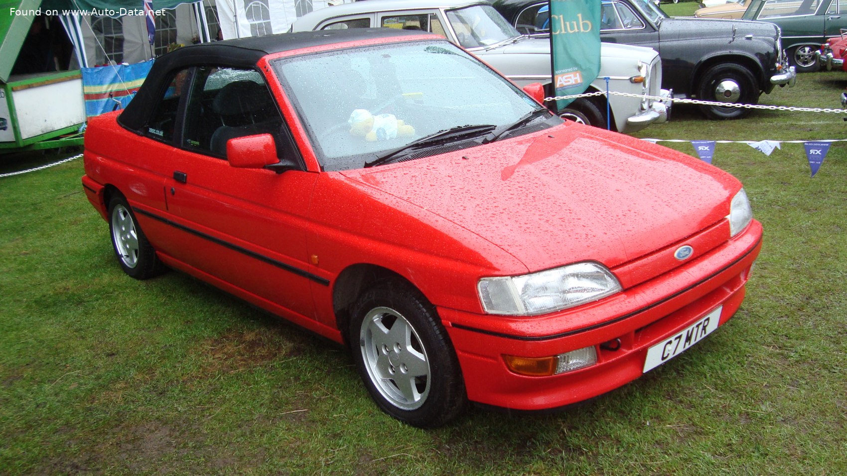 Specifications: Ford Escort V Cabrio (ALL) 1.8 16V XR3i (105 Hp) 1992