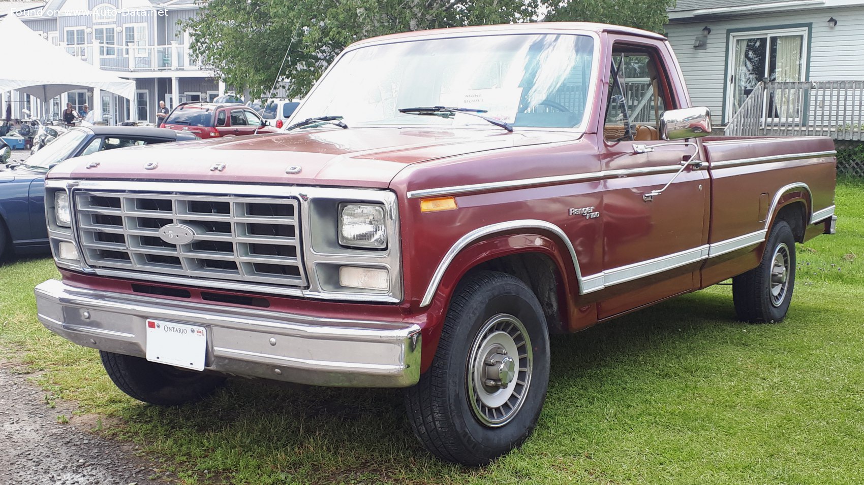 Specifications: Ford F-Series F-100 VII Regular Cab 3.8 V6 (110 Hp) 1982, 1983