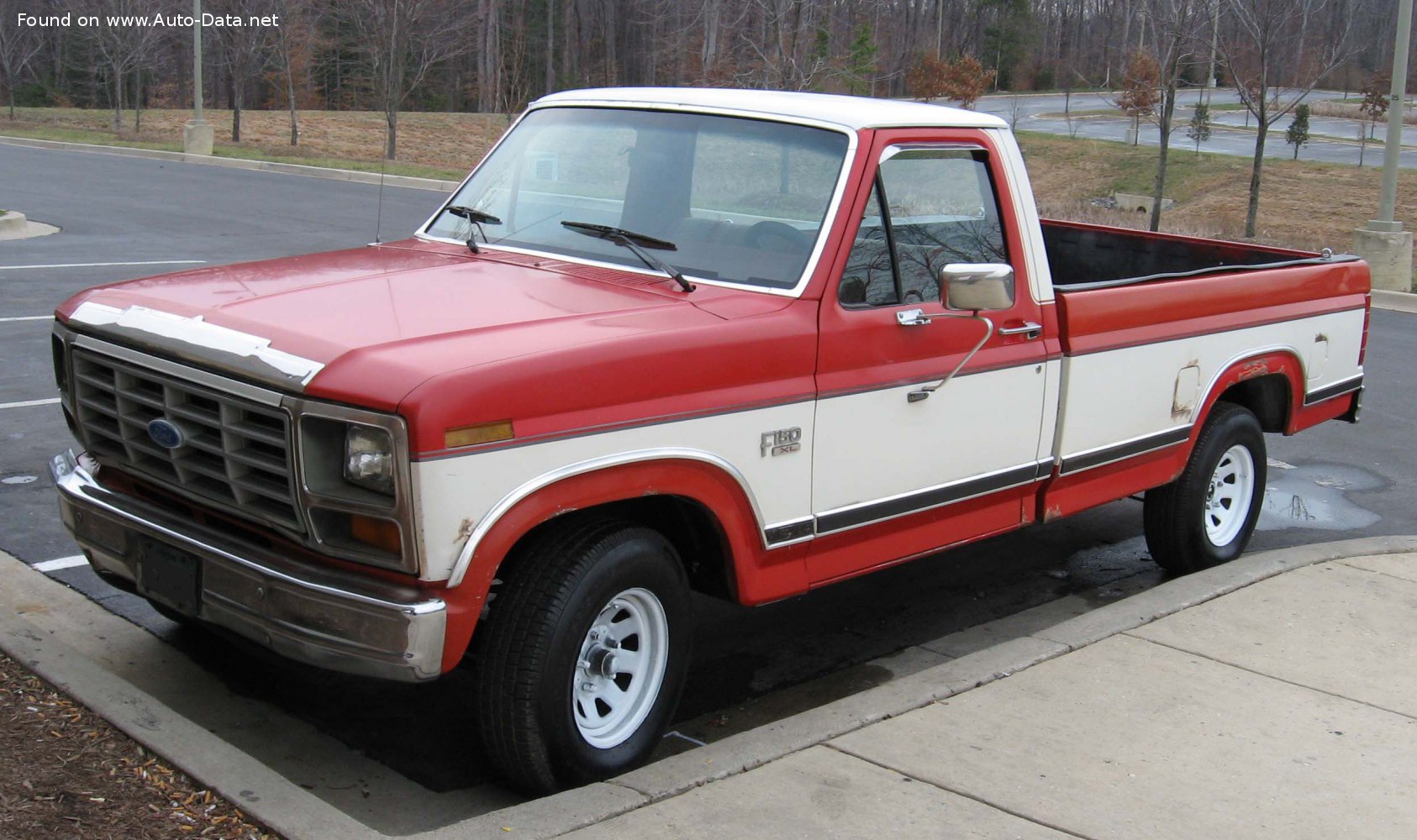 Specifications: Ford F-Series F-150 VII Regular Cab 5.8 V8 (210 Hp) 4×4 Automatic 1984, 1985, 1986