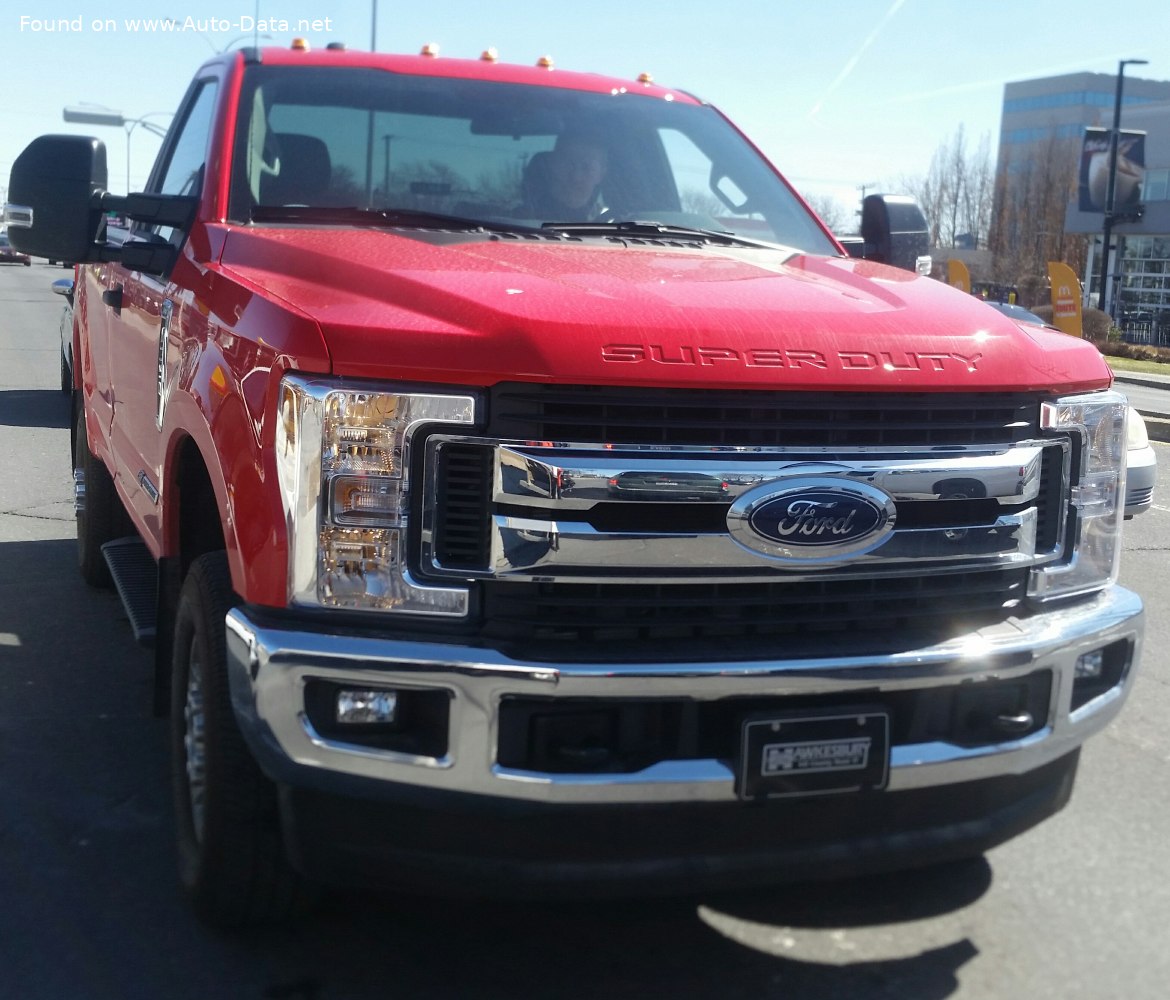 Specifications: Ford F-350 Super Duty IV Regular Cab Long box 6.2 V8 (385 Hp) Automatic DRW 2017, 2018, 2019