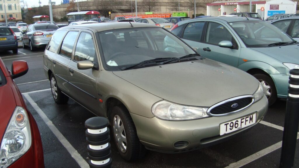 Specifications: Ford Mondeo I Wagon (facelift 1996) 1.6i 16V (95 Hp) 1999, 2000, 2001