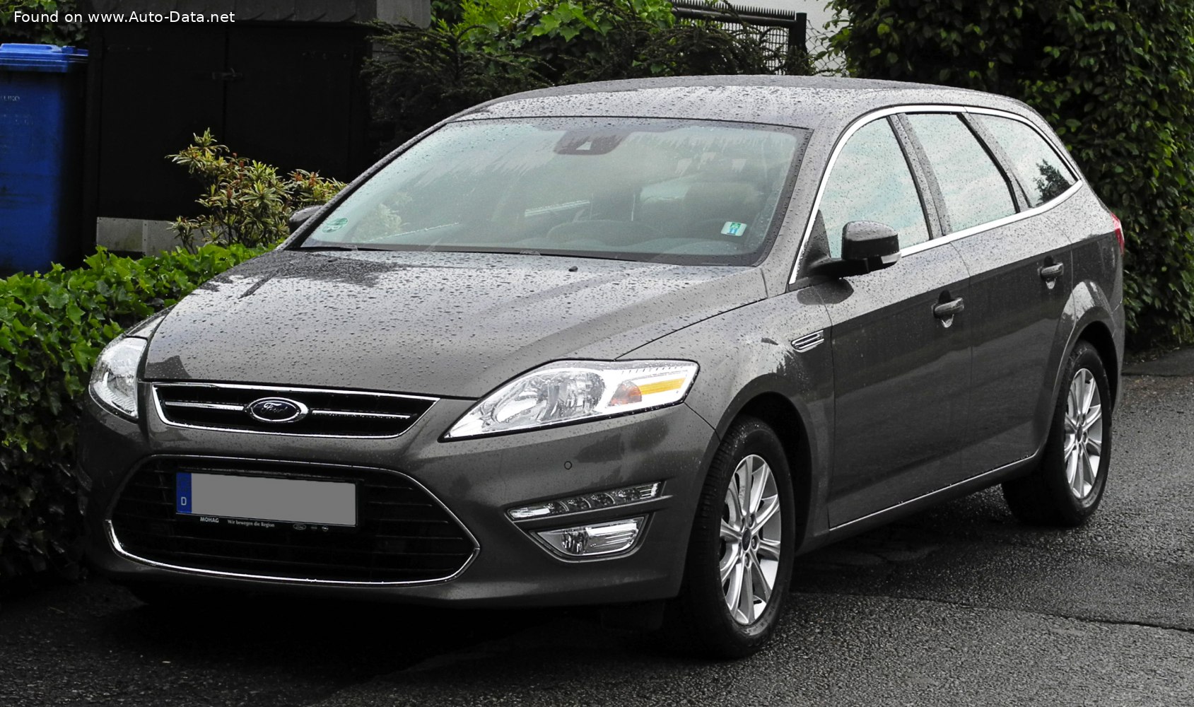 Specifications: Ford Mondeo III Wagon (facelift 2010) 1.6 16V (120 Hp) Duratec 2010, 2011, 2012, 2013, 2014