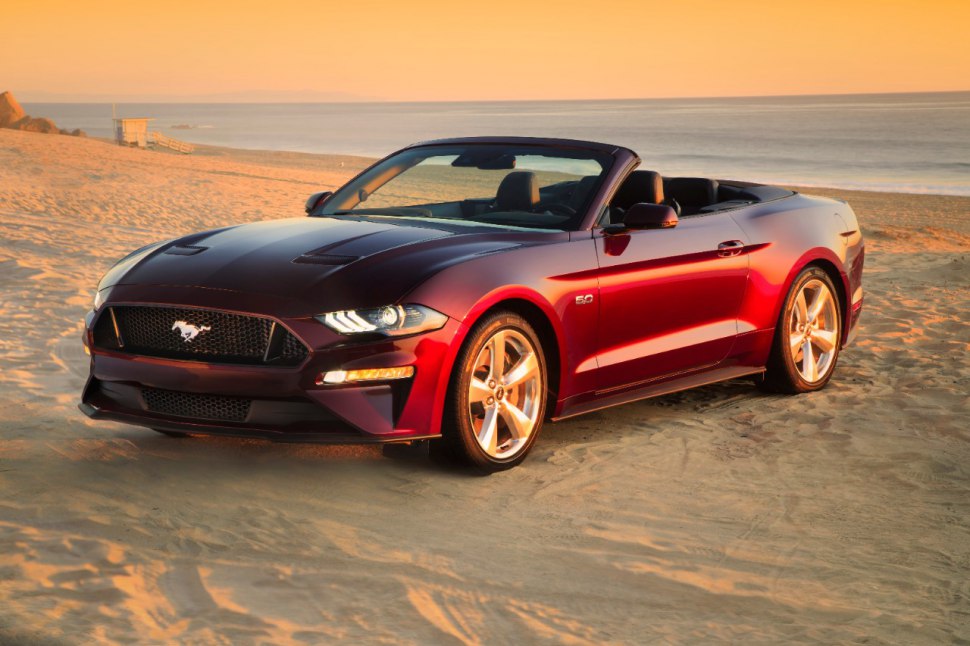 Specifications: Ford Mustang Convertible VI (facelift 2017) GT 5.0 Ti-VCT V8 (460 Hp) SelectShift 2017, 2018, 2019, 2020, 2021