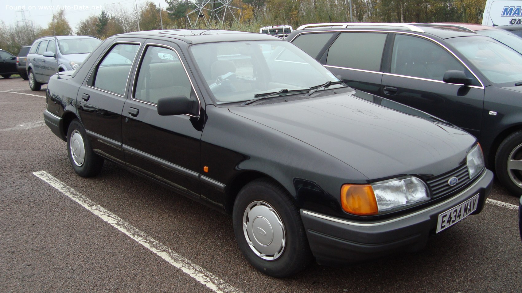 Specifications: Ford Sierra Sedan II 1.8 (90 Hp) 1987, 1988