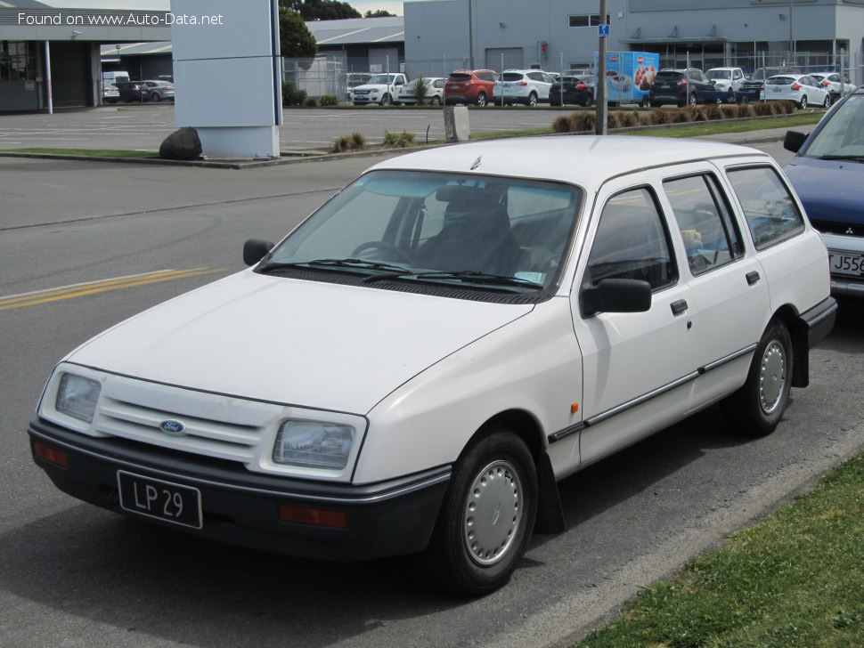 Specifications: Ford Sierra Turnier I 2.0 (115 Hp) 1985, 1986