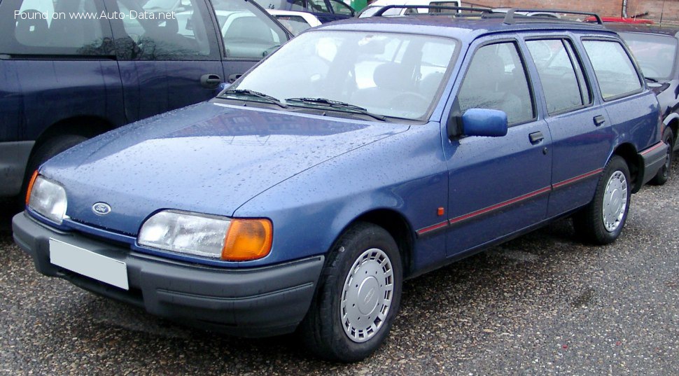 Specifications: Ford Sierra Turnier II 1.8 (87 Hp) 1988, 1989, 1990, 1991, 1992, 1993