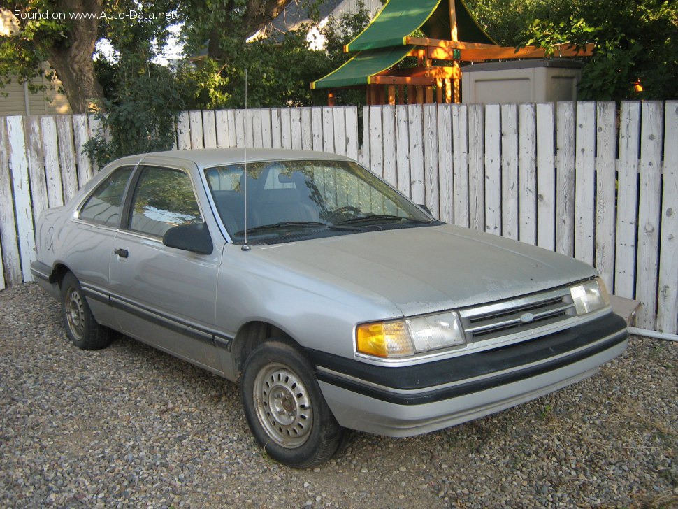 Specifications: Ford Tempo Coupe 2.3 (99 Hp) 1987, 1988, 1989, 1990, 1991, 1992, 1993, 1994, 1995
