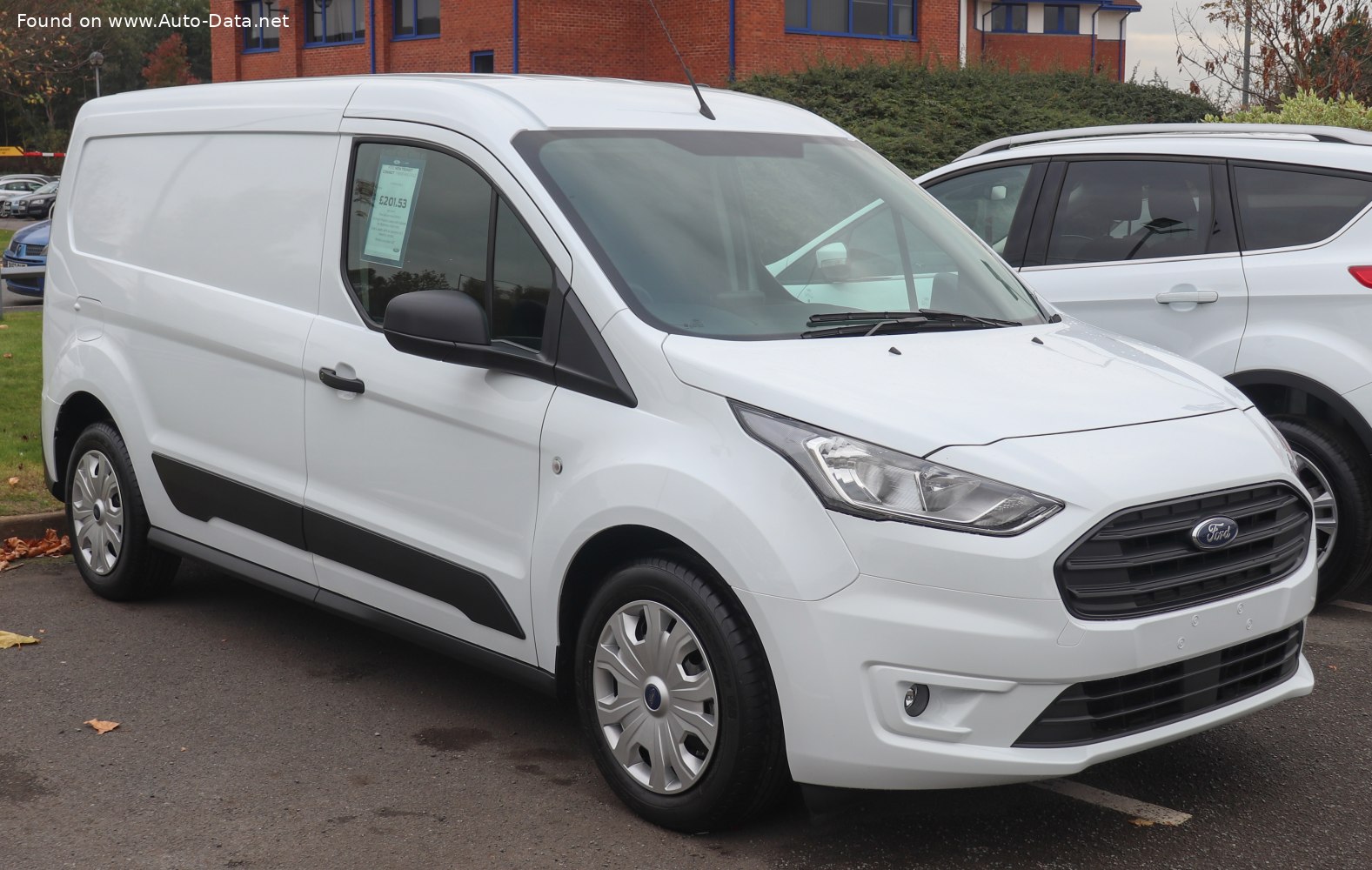 Specifications: Ford Transit Connect II (facelift 2018) Panel Van L2 1.5 EcoBlue (75 Hp) 2018, 2019, 2020, 2021, 2022, 2023, 2024