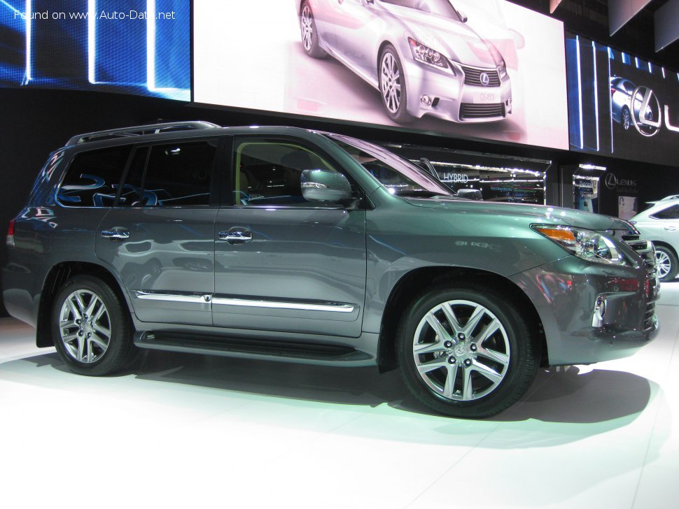 Specifications: Lexus LX III (facelift 2012) 570 V8 (383 Hp) AWD Automatic 2012, 2013, 2014, 2015