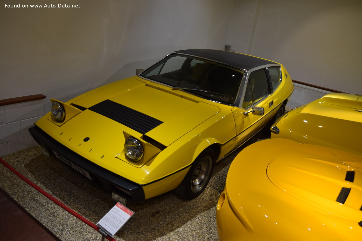 Specifications: Lotus Elite (Type 75) 2.0 (162 Hp) 1974, 1975, 1976, 1977, 1978, 1979, 1980