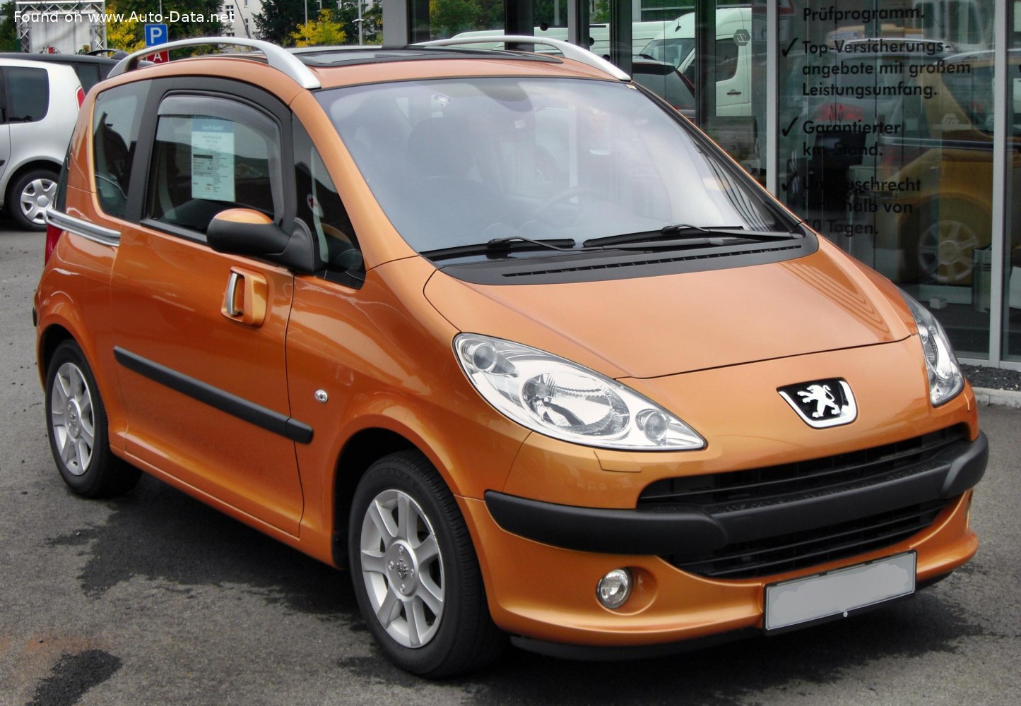 Specifications: Peugeot 1007 1.4 8V (75 Hp) 2005, 2006, 2007, 2008, 2009