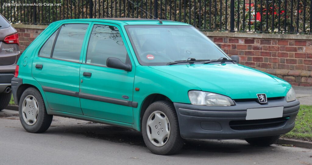 Specifications: Peugeot 106 II (1) 1.4i (75 Hp) 1996, 1997, 1998, 1999, 2000