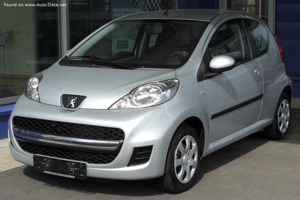 Specifications: Peugeot 107 (Phase II, 2008) 3-door 1.0 (68 Hp) 2-Tronic 2010, 2011, 2012