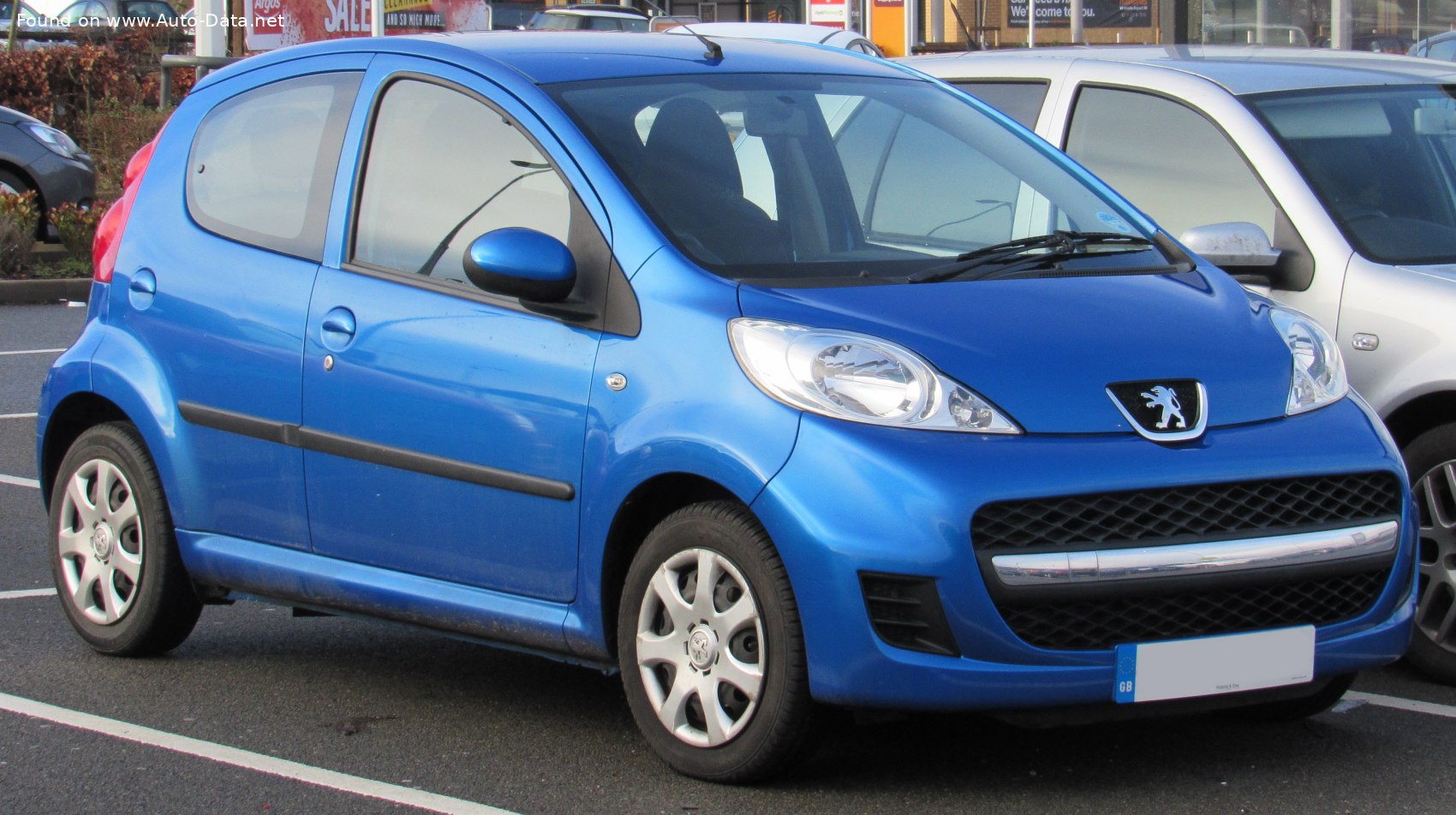 Specifications: Peugeot 107 (Phase II, 2008) 5-door 1.0 (68 Hp) 2-Tronic 2010, 2011, 2012