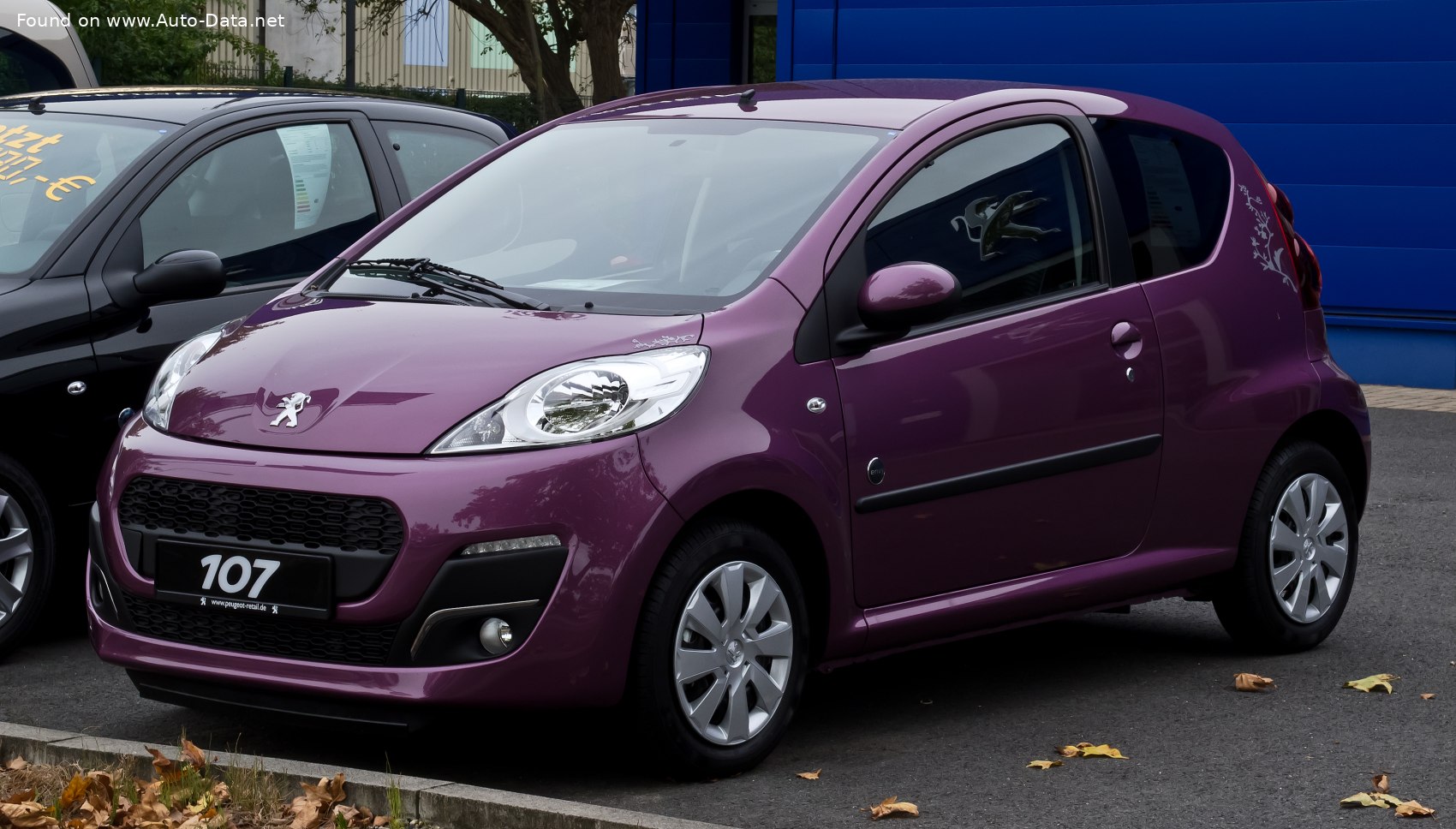 Specifications: Peugeot 107 (Phase III, 2012) 3-door 1.0 (68 Hp) 2012, 2013, 2014