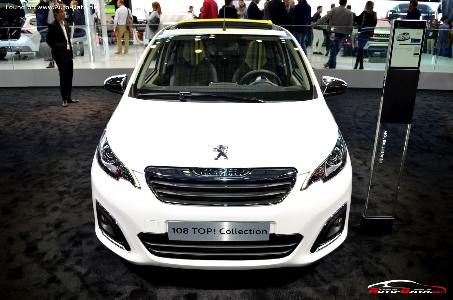 Specifications: Peugeot 108 TOP! Cabrio 1.0i (72 Hp) 2018, 2019, 2020, 2021, 2022, 2023, 2024, 2025