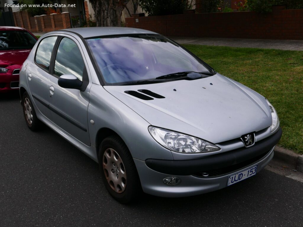 Specifications: Peugeot 206 (facelift 2003) 1.6i 16V (109 Hp) 2003, 2004, 2005, 2006, 2007, 2008, 2009