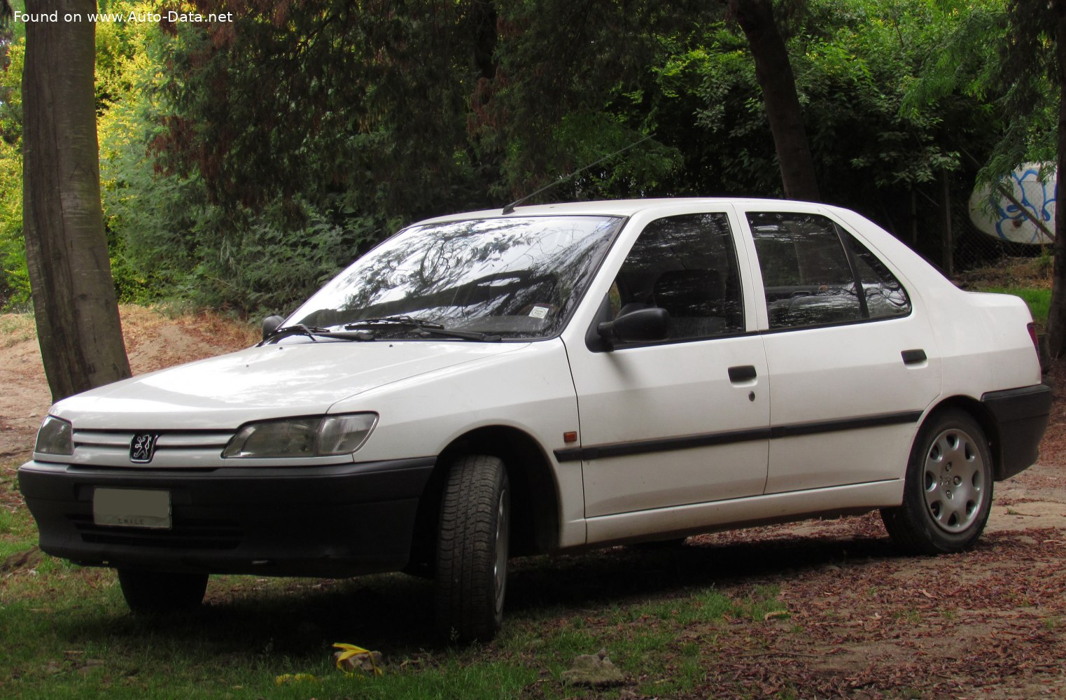 Specifications: Peugeot 306 Sedan (7B) 1.9 SLD (64 Hp) 1994, 1995, 1996, 1997