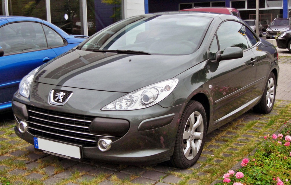 Specifications: Peugeot 307 CC (facelift 2005) 2.0i (140 Hp) Automatic 2005, 2006, 2007, 2008, 2009