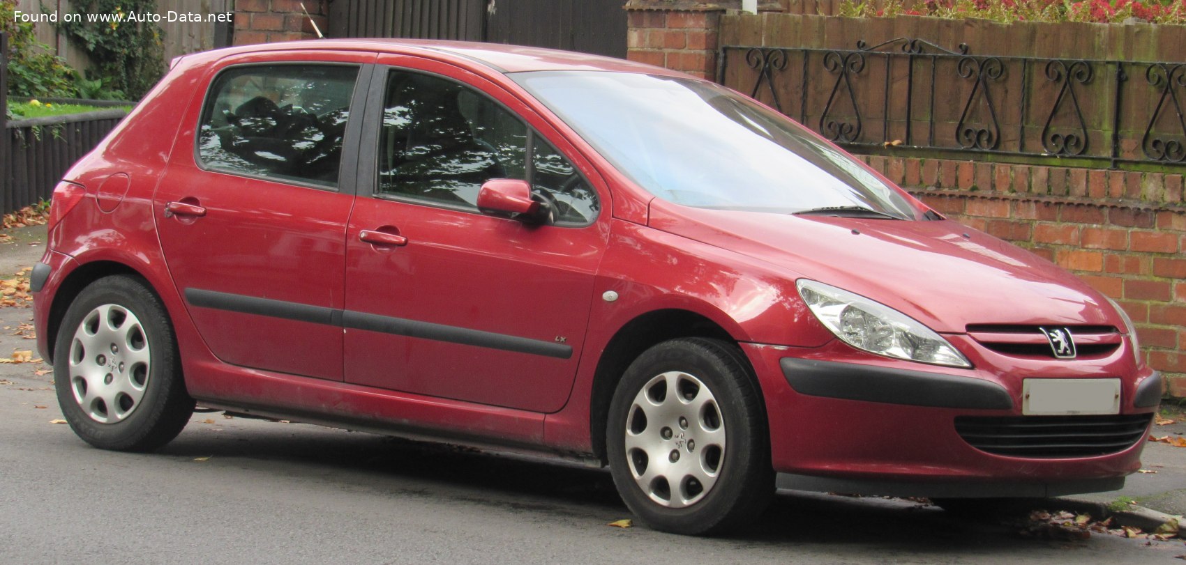 Specifications: Peugeot 307 1.4 HDi (68 Hp) 2001, 2002, 2003, 2004, 2005