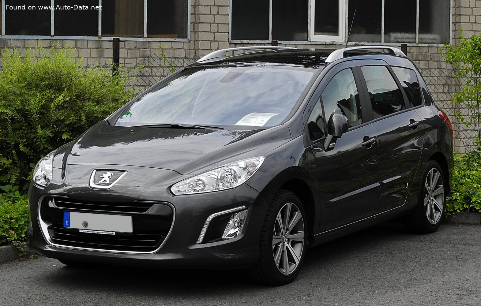 Specifications: Peugeot 308 SW I (Phase II, 2011) 1.6 16V THP (156 Hp) Automatic 2011, 2012, 2013, 2014